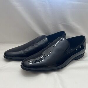JF Ferrar Black Patent Leather Dress Shoes  Mens Size 13 Formal Slip On